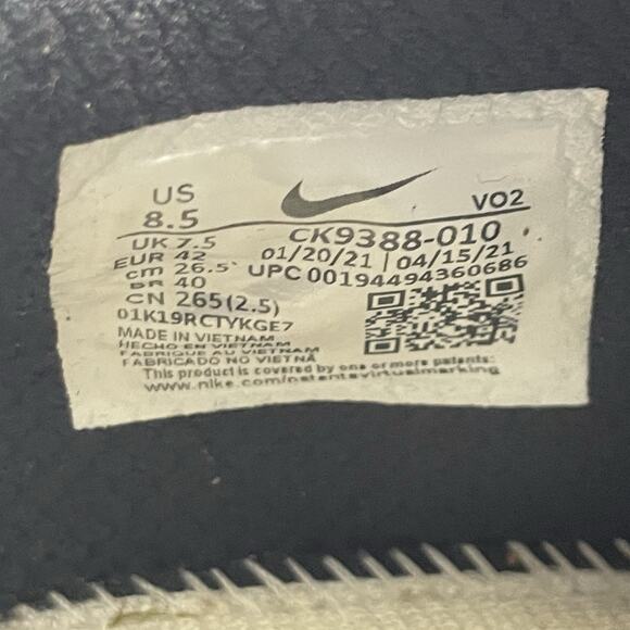 Nike Metcon 6 Men’s Size 8.5 Black White Gym Training Shoes Athletic Sneakers - Picture 9 of 9